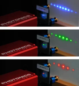 The HEXA-BEAM laser can change the laser wavelengths by rotating one single knob.